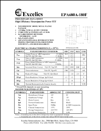 EPA680A-180F Datasheet