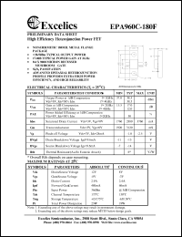EPA960C-180F Datasheet