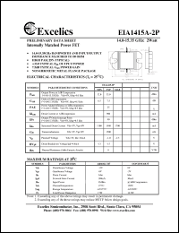 EIA1415A-2P Datasheet