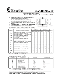 EIA1718A-1P Datasheet