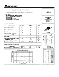 2SB834 Datasheet