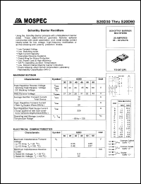 S30D80 Datasheet