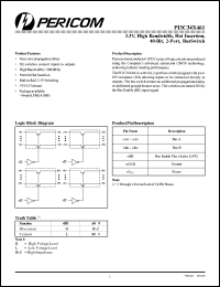 PI3C34X461NB Datasheet