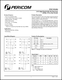 PI3C34X484NB Datasheet