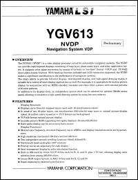YGV613 Datasheet