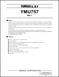 YMU757 Datasheet