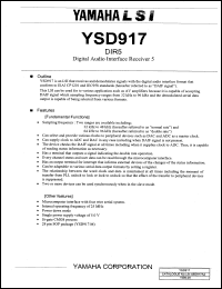 YSD917 Datasheet