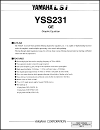 YSS231-M Datasheet
