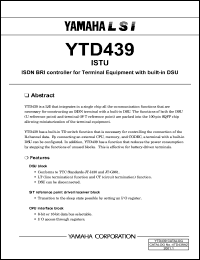 YTD439 Datasheet
