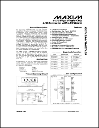 MAX7129C-D Datasheet