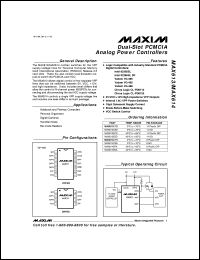 MAX623CPE Datasheet