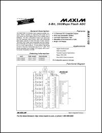 MAX1161ACWI Datasheet