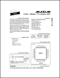 MAX122BENG Datasheet