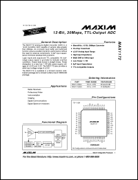 MAX1201EMH Datasheet
