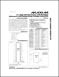 MAX1402CAI Datasheet