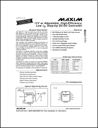 MAX180CCPL Datasheet