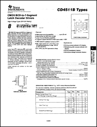 CD4511BF Datasheet