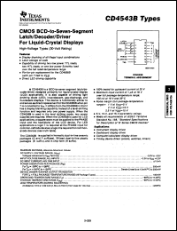 CD4543BE Datasheet