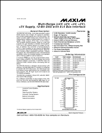 MAX2102CWI Datasheet