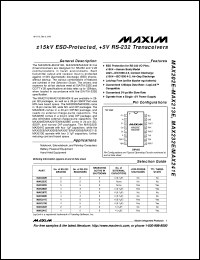 MAX212EWG Datasheet
