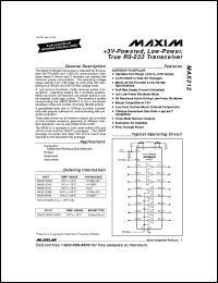 MAX221CAE Datasheet