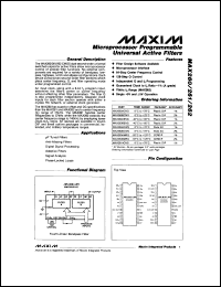 MAX267BENG Datasheet