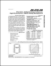 MAX313C-D Datasheet