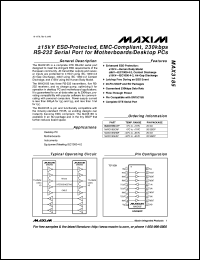 MAX321CPA Datasheet