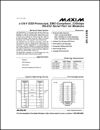 MAX3209EEUU Datasheet