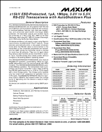 MAX3260C-D Datasheet