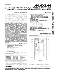 MAX3262C-D Datasheet