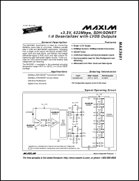 MAX3760E-D Datasheet