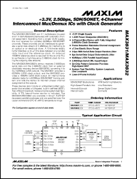 MAX3880ECB Datasheet