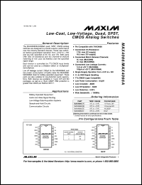 MAX4103ESA Datasheet