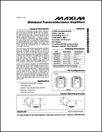 MAX4400AXK-T Datasheet
