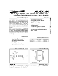 MAX4490AXK-T Datasheet