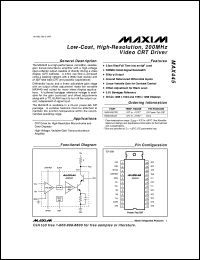 MAX4503CSA Datasheet