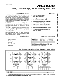 MAX4529C-D Datasheet
