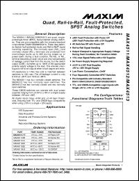 MAX4531CWP Datasheet