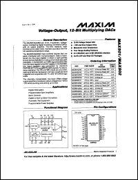 MAX515CSA Datasheet
