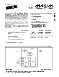 MAX509AEWP Datasheet