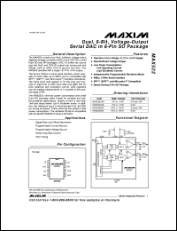 MAX527DCWG Datasheet