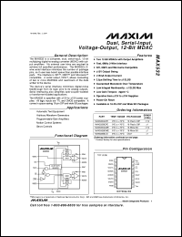 MAX5354CPA Datasheet