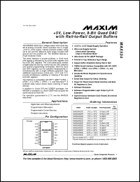 MAX541ACPA Datasheet