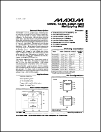 MAX552ACPA Datasheet