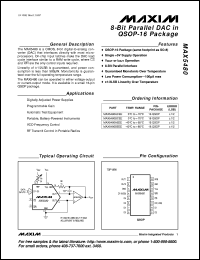 MAX562C-D Datasheet