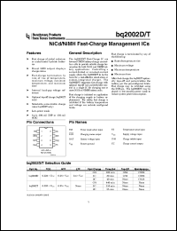 BQ2002DSN Datasheet