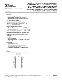 CD54HC237F Datasheet