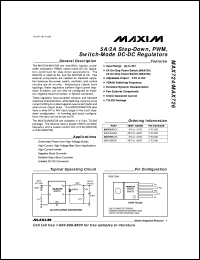 MAX7412CPA Datasheet