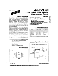 MAX746C-D Datasheet